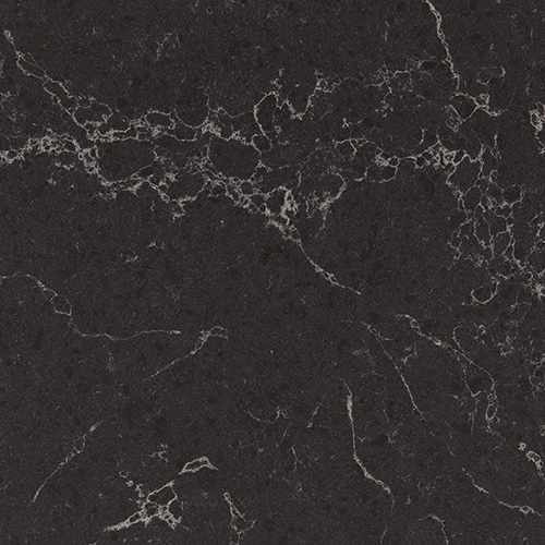 XLスクエア ポリッシュブラックイリジウム・ポラライズド Carbo Brushed, VIATERA - Quartz Countertops | LX Hausys US